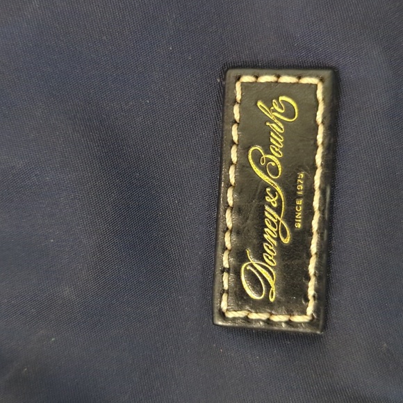 Handbag by Dooney & Bourke J3900498 Navy Blue w/Pink Interior - Picture 9 of 16